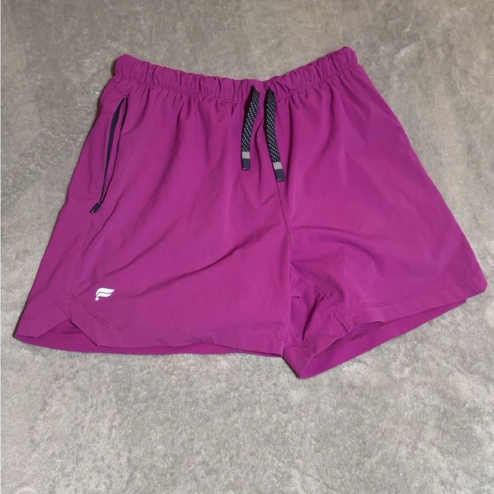 Fabletics Men’s Athletic Training Shorts – Purple - Lined – Size Small
5”